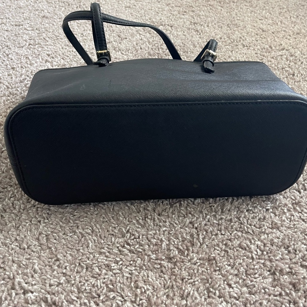 Michael Kors Black Tote with Gold Accents - Picture 4 of 4